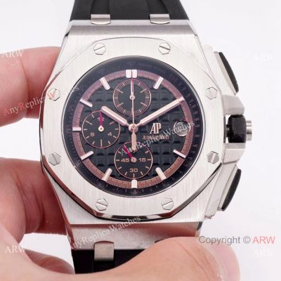 Copy Audemars Piguet Royal Oak Offshore SS Black&Red Face watch